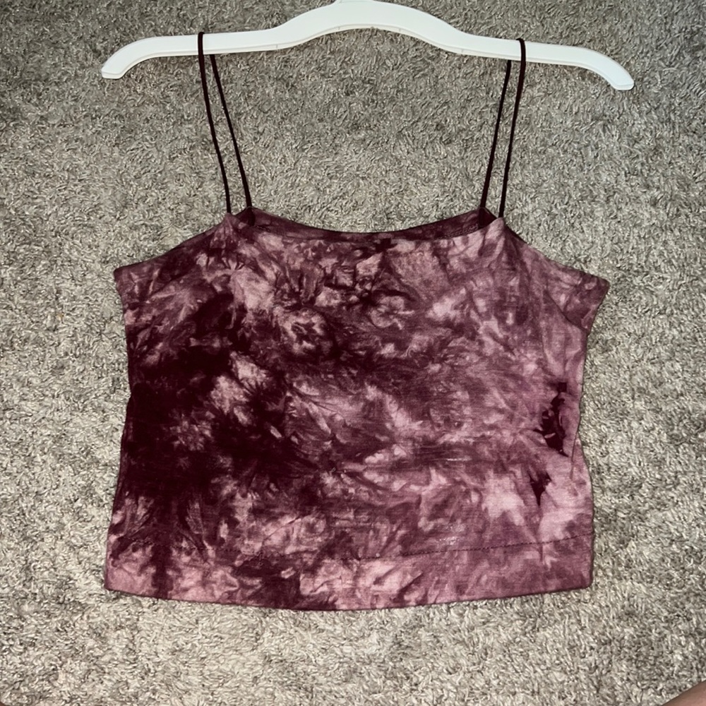 American eagle crop up! worn a few times. same stain barley noticeable